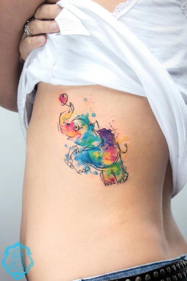 Watercolor Tattoo Designs and Ideas1