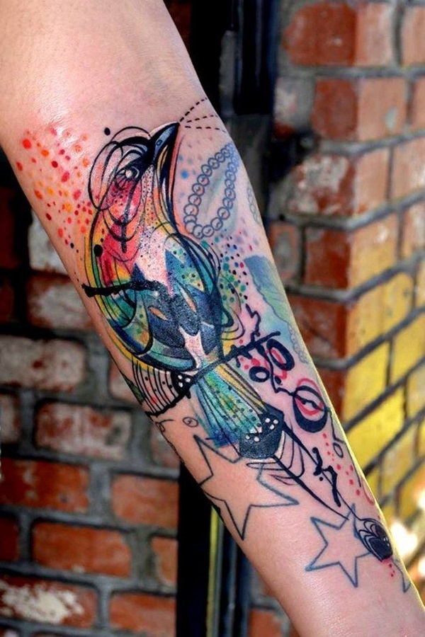 Watercolor Tattoo Designs and Ideas6
