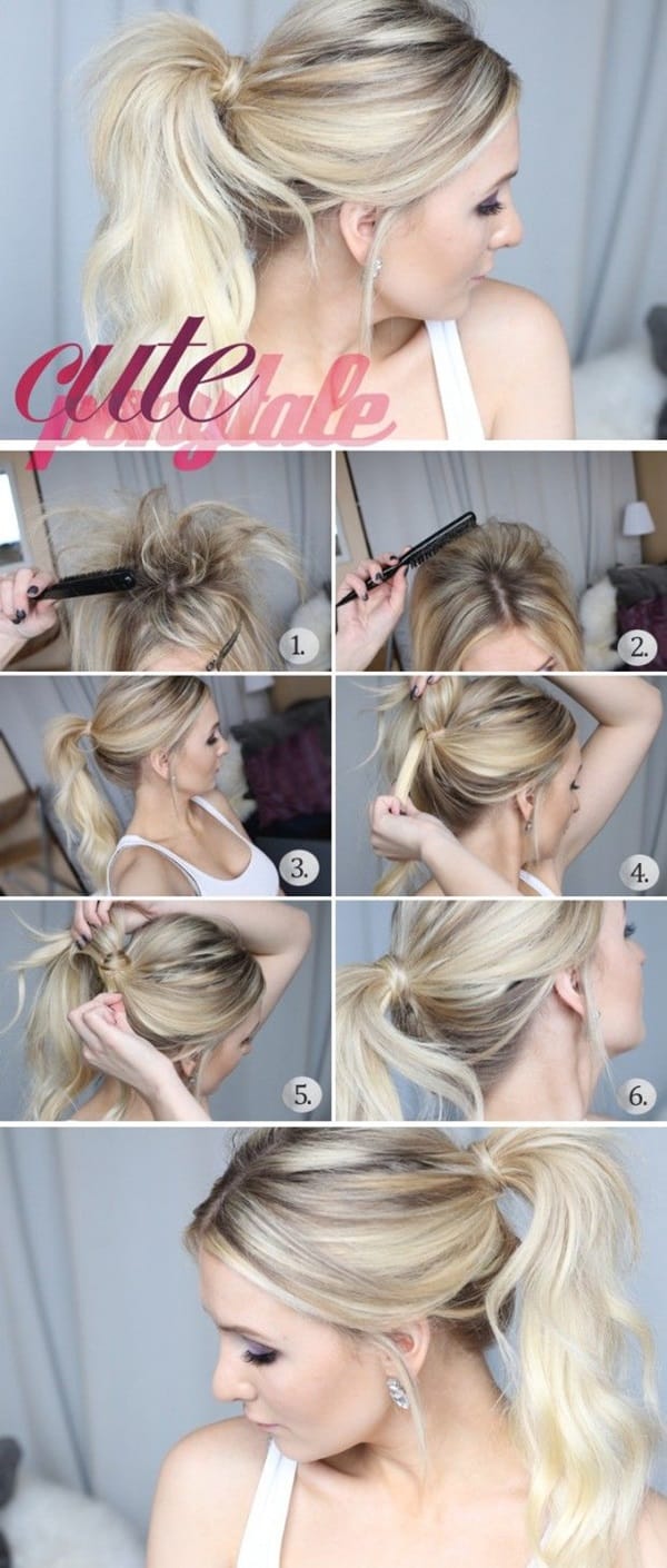 80 Simple Five Minute Hairstyles for Office Women Tutorials)