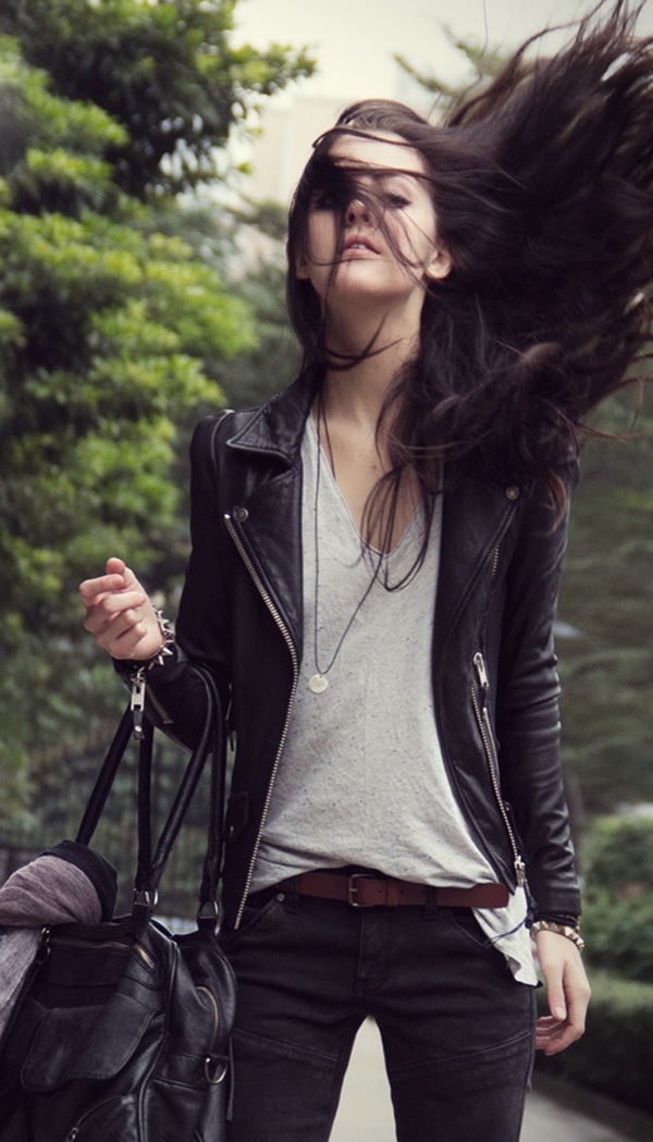 Leather Jacket Outfit (3)