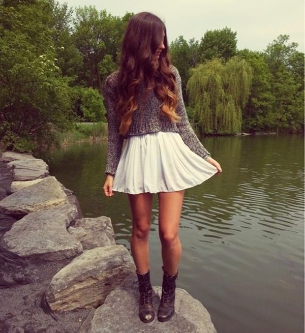Skirt Outfits Ideas to Copy Right Now24