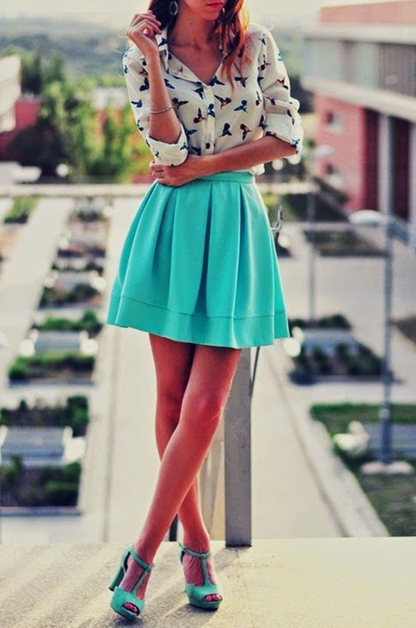 Skirt Outfits Ideas to Copy Right Now43