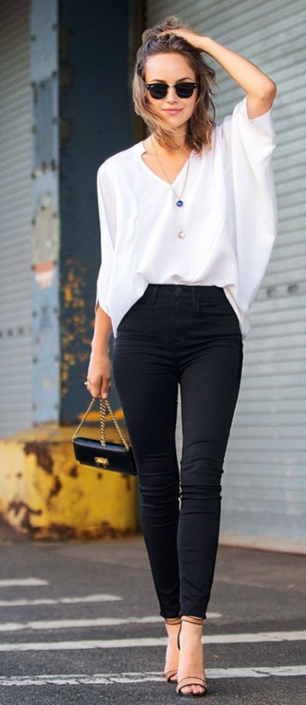 Styling Ideas to wear high waisted Shorts and Jeans0111