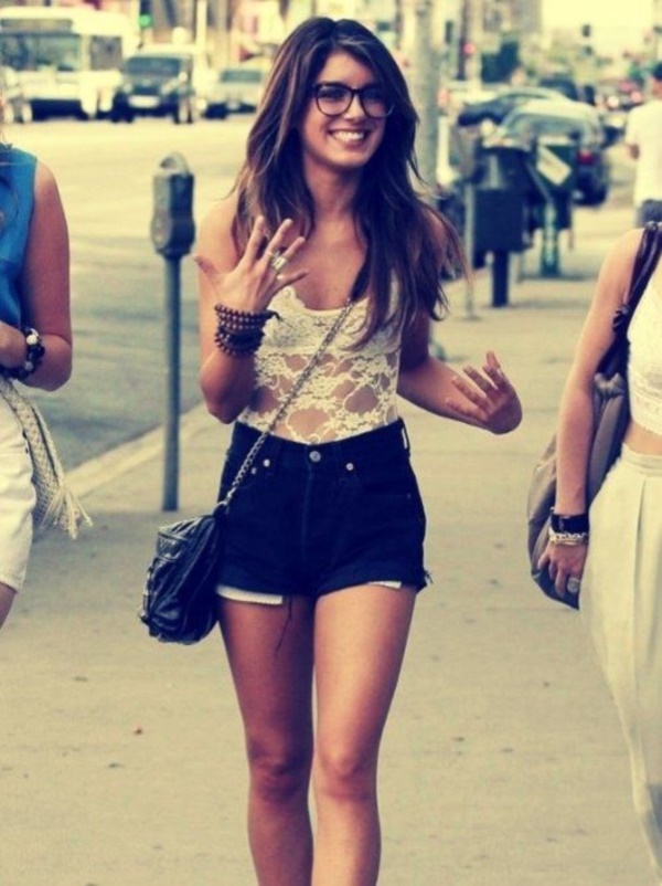 Styling Ideas to wear high waisted Shorts and Jeans0521