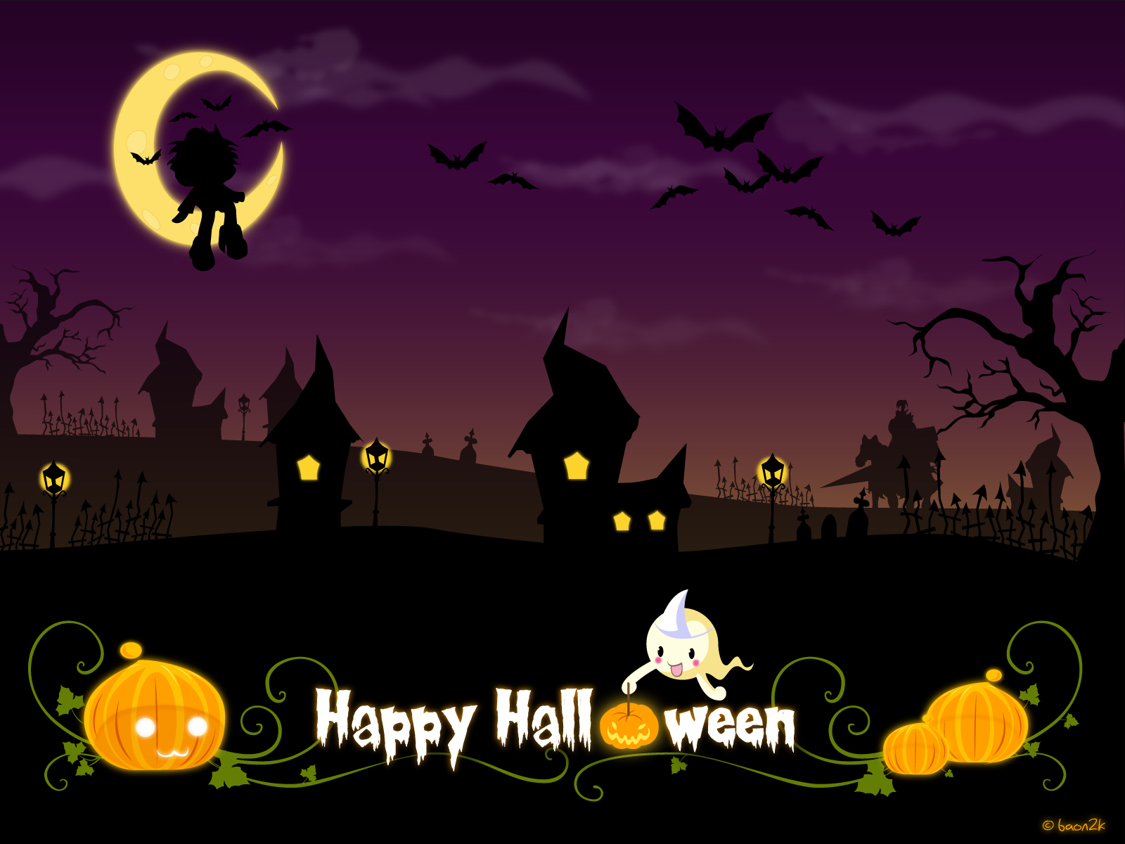 Cute and Happy Halloween Wallpapers HD for Free (12)