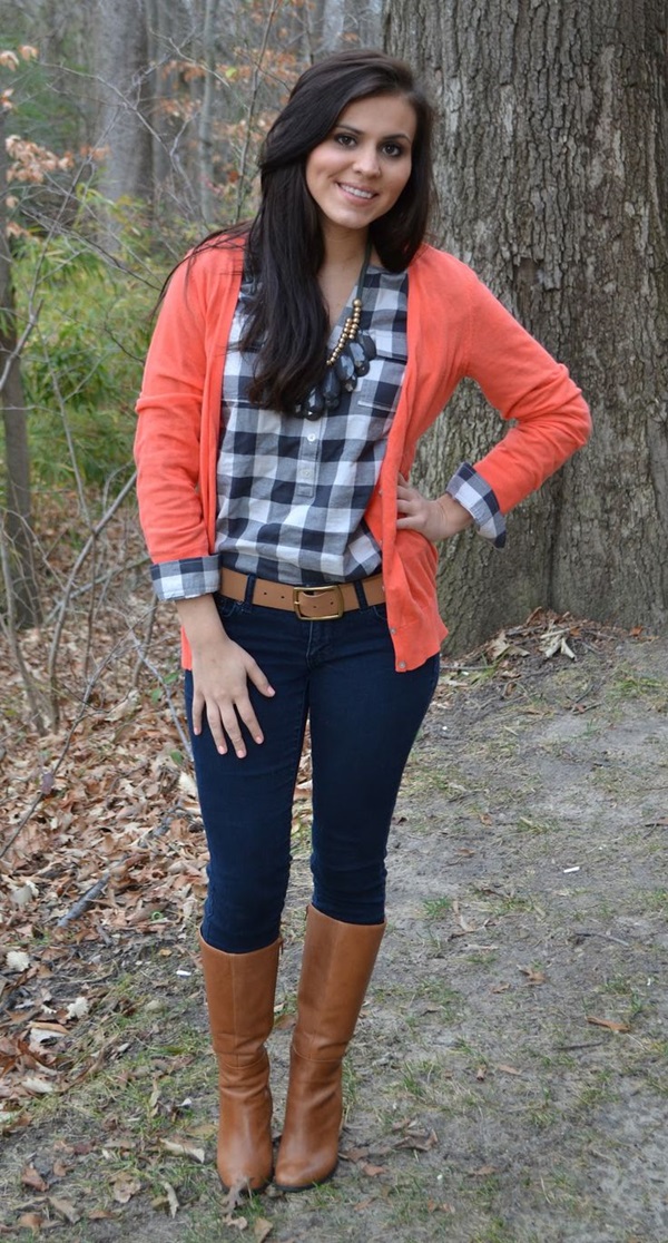 Latest Fall Fashion Outfits with Boots for Teen (5)