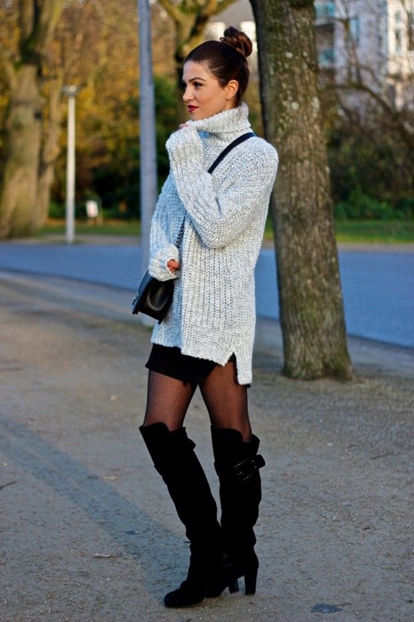 Latest Fall Fashion Outfits with Boots for Teens (4)