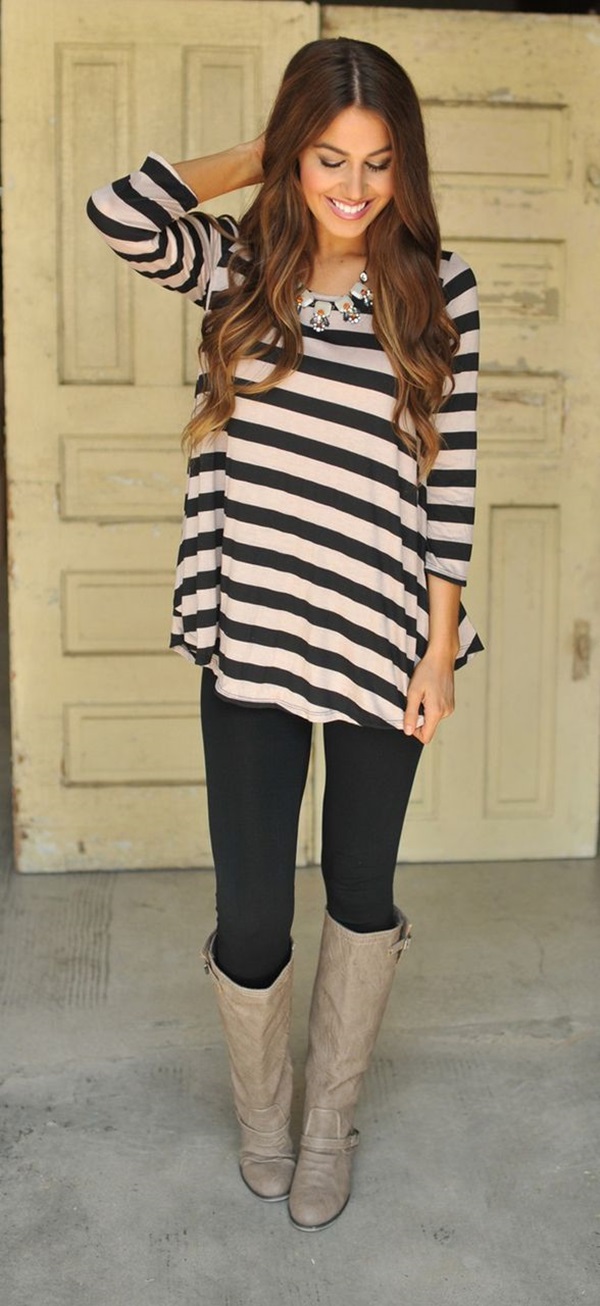 Latest Fall Fashion Outfits with Boots for Teens (8)