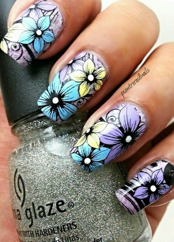 Quick Nail Art Ideas for Office Women (13)