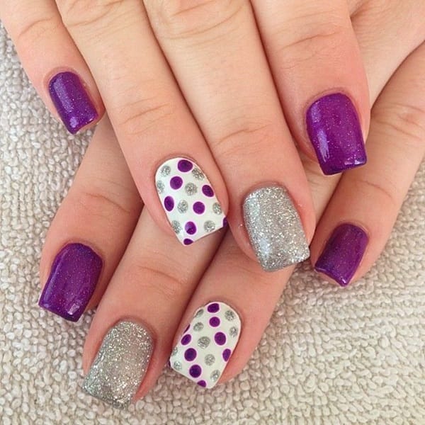 Quick Nail Art Ideas for Office Women (9)