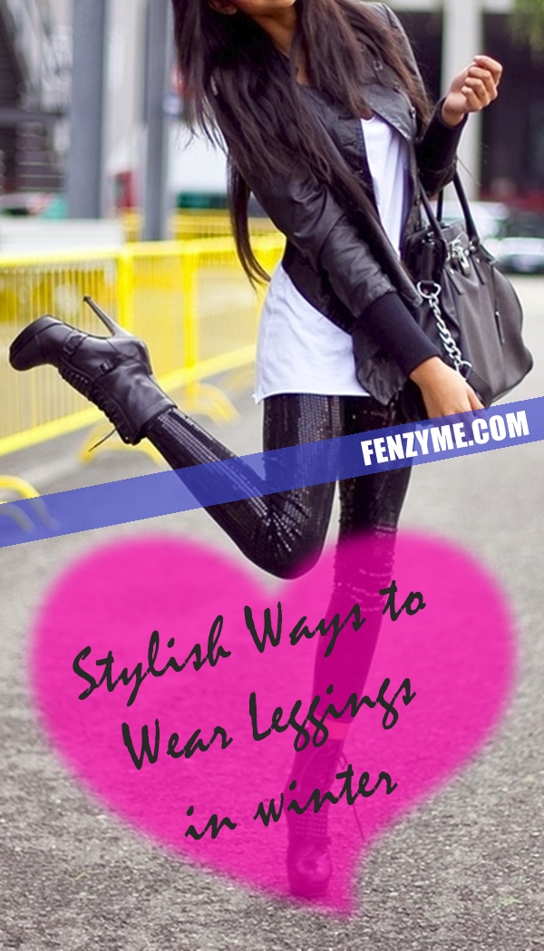 Stylish Ways to Wear Leggings in winter1.1