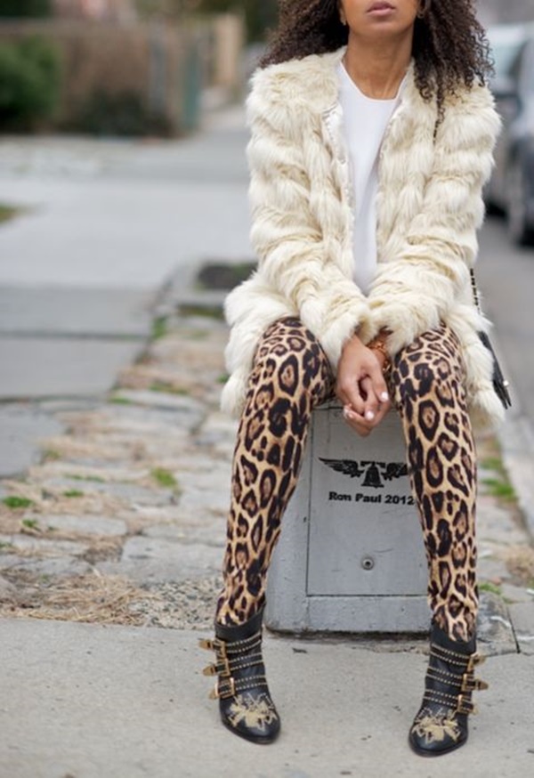 Stylish Ways to Wear Leggings in winter35