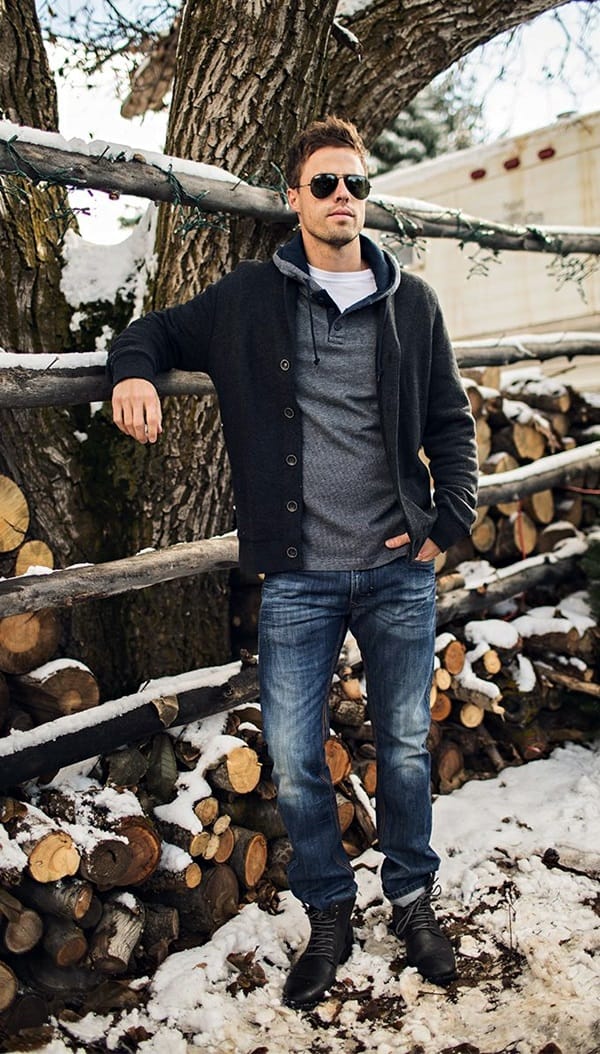 mens winter style casual