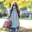 45 Chunky Fur Vest Outfits Ideas to try this Winter