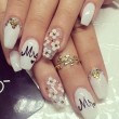 45 Glam Wedding Nail Art Designs to try this Year