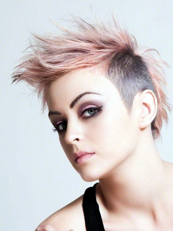 94 Simple Mohawk Hairstyle For Female for Oval Face