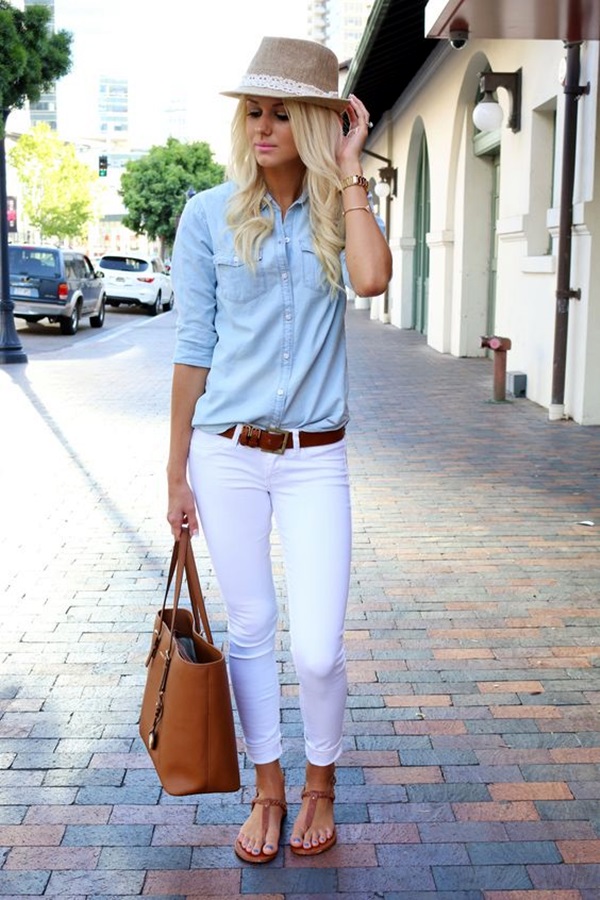 45 Casual White Jeans Outfits for 2016