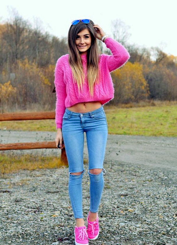 sexy girls in skinny jeans