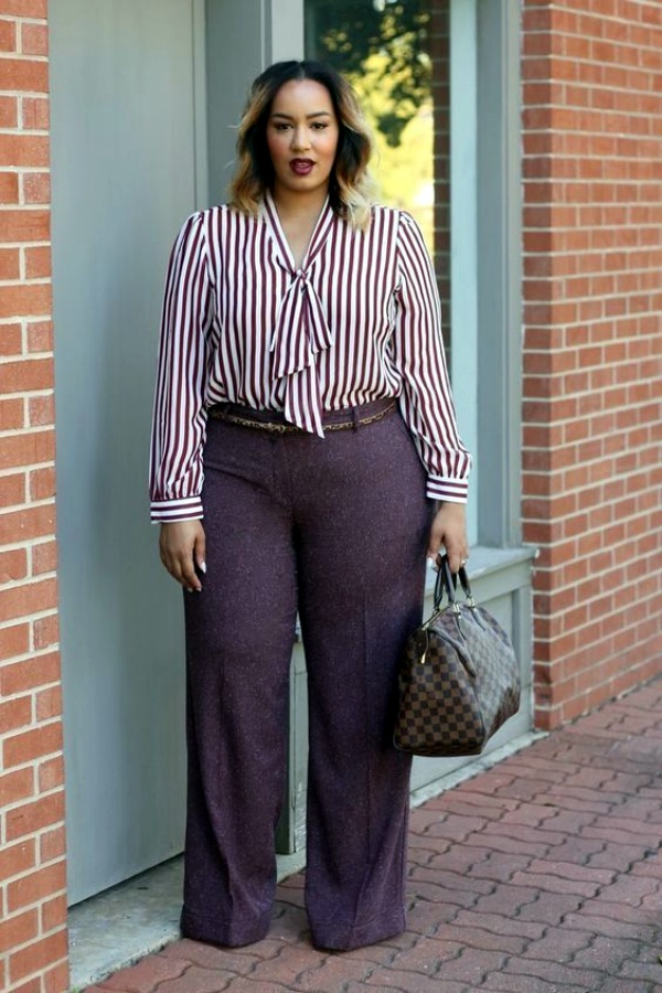 Catchy Work Outfit Ideas For Plus Size Women