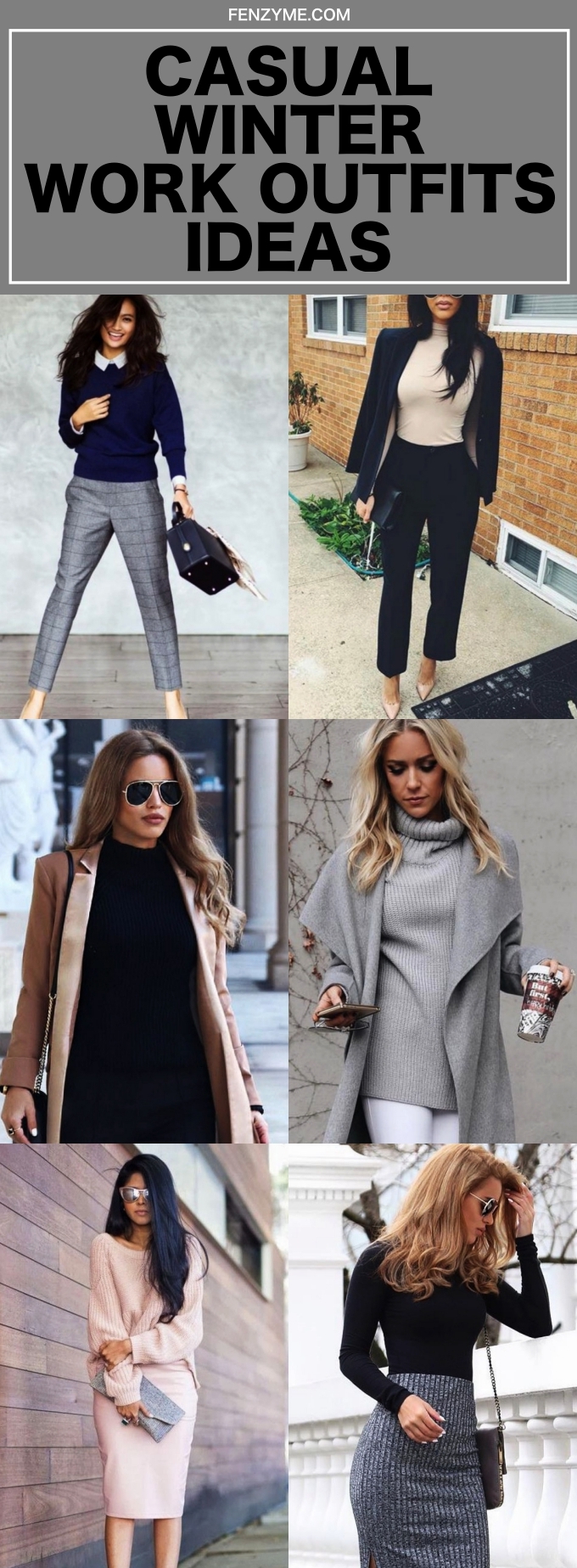 casual winter work outfits