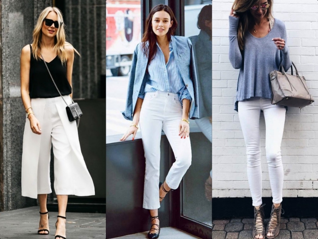 40 Casual White Pant Work Outfits in 