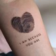 Memorial Fingerprint Tattoo Ideas & Meaning